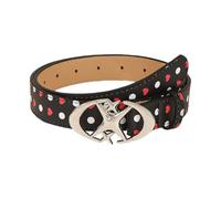 MALSSE Cadena de cuerpo retro con estampado de labios para vestido, baile de escenario, para mujeres y niñas, cinturón punk para chicas calientes, cinturón fácil para mujer, B, Talla única