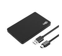 MALSSE Carcasa de disco duro portátil de 6.3 cm USB 3.0 USB2. Carcasa externa para disco duro SATA3