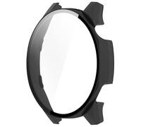 MALSSE Carcasa para reloj inteligente, cubierta de película de vidrio de policarbonato adecuada para reloj de 46 mm, protector de pantalla integrado, funda a prueba de golpes, carcasa rígida