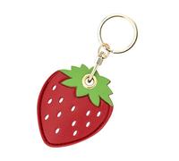 MALSSE Carcasa protectora de piel a prueba de polvo para dispositivo de seguimiento, funda protectora con diseño de dibujos animados con llavero, funda protectora impermeable para tarjetas