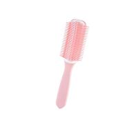 MALSSE Cepillo de pelo de nailon con 9 filas para desenredar, para mujeres y hombres, voluminizador, moldeado, separador, definición, rizos, regalos