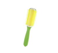 MALSSE Cepillo de pelo de nailon con 9 filas para desenredar, para mujeres y hombres, voluminizador, moldeado, separador, definición, rizos, regalos