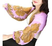 MALSSE Chal multiusos para refrescarse y protegerse del sol, cubre las mangas del brazo, para mujeres entusiastas del aire libre, uso de cubierta de brazo refrescante, Morado (, Talla única