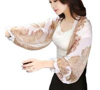 MALSSE Chal multiusos para refrescarse y protegerse del sol, cubre las mangas del brazo, para mujeres entusiastas del aire libre, uso de cubierta de brazo refrescante, blanco, Talla única