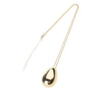 MALSSE Colgante de gota de agua simple y suave para el cuello, accesorio llamativo para el cuello para uso diario, citas, fiestas, accesorio de joyería, Medium, como se describe, como se describe