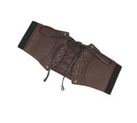 MALSSE Cómodo cinturón elástico transpirable moldeador de cuerpo de noche para oficina o evento especial, versátil cinturón de cintura, café, Talla única