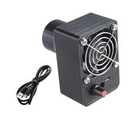 MALSSE Controladores de velocidad variable 60 ventiladores con fuente de alimentación USB para extracción y refrigeración electrónica, soplador de velocidad ajustable