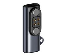 MALSSE Convertidor de carga con luz para auriculares adaptador de carga tipo C a auriculares de 4 pines para correr al aire libre