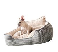 MALSSE Corduroys - Cama de lujo para mascotas, sofá cálido para perros, cama de felpa higiénica para comodidad y estilos, sofá suave para dormir para mascotas
