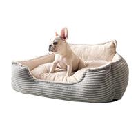 MALSSE Corduroys - Cama de lujo para mascotas, sofá cálido para perros, cama de felpa higiénica para comodidad y estilos, sofá suave para dormir para mascotas