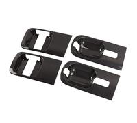 MALSSE Cubiertas de cuenco para manija de puerta automotriz, protectores de fibra de carbono ABS de alta calidad, antihuellas, para coches H1 I800 2018-2020, accesorios de puerta de fibra de carbono