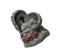 MALSSE Decoración de cementerios para mascotas, recuerdos de perros, adornos elegantes para amantes de las mascotas, regalo simple