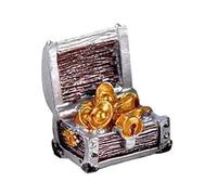 MALSSE Delicados cofres del tesoro en forma de acuario, accesorios de decoración en miniatura, cofres del tesoro, modelo de paisajismo