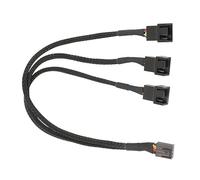 MALSSE Divisor de ventilador de PC de 3/4 vías, cabecera de 1 a 3/convertidor, accesorios de refrigeración para computadora