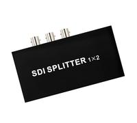 MALSSE Divisor SDHD3G de 1 entrada y 2 salidas, compatible con distribución BNC 1080P 3G para transmisión de seguridad, carcasa ABS