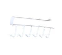 MALSSE Elegante soporte para tazas de cocina con 6 ganchos portátil para una organización eficiente de tazas y artículos diversos, organizadores de tazas para uso doméstico