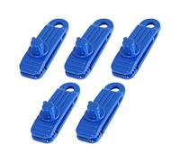 MALSSE Estacas avanzadas resistentes al viento para tienda de campaña, portátiles, para camping, mochileros, configuraciones rápidas, anclaje al suelo, clip antideslizante para tienda de campaña