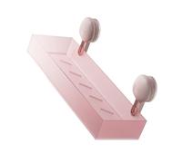 MALSSE Estante de baño compacto sin taladro, diseño a prueba de humedad para almacenamiento de toallas y artículos de tocador, estante de ducha a prueba de óxido