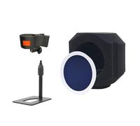MALSSE Fundas de micrófono insonorizadas para parabrisas de micrófono para estudio en casa y transmisión en vivo con reducción efectiva de ruido, 1 unidad de equipo de estudio