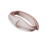 MALSSE Gargantilla de cuero artesanal con diseño de ojos malvados para un aspecto moderno, diseños de moda, talla única, como se describe