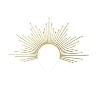 MALSSE Halos - Diadema para novias, Halloween, cosplay, accesorio para el cabello, accesorio de moda para mujer, accesorio para el cabello