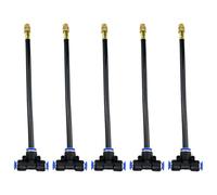 MALSSE Intelligent Irrigation Systems Cabezal de aspersor giratorio de 360 grados con modo de goteo de doble pulverización para varias alturas de planta, equipo de riego de jardín fácil de instalar