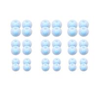 MALSSE Juego de 18 pares de almohadillas de silicona de repuesto para auriculares de repuesto para disfrutar de un sonido claro y cómodo, funda para auriculares de viaje