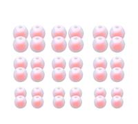MALSSE Juego de 18 pares de almohadillas de silicona de repuesto para auriculares de repuesto para disfrutar de un sonido claro y cómodo, funda para auriculares de viaje