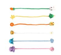 MALSSE Juego de marcadores de animales de ganchillo con tutorial de video paso a paso (idioma español no garantizado), marcadores de flores de ganchillo, suministros de tejer, lana para manualidades