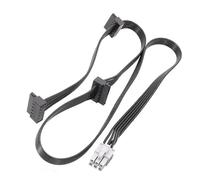 MALSSE LEADEX - Cable de 15 pines para tarjeta gráfica modular PCIE GPU, cable de alimentación de 16 AWG para juegos de longitud extendida