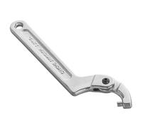 MALSSE Llave de gancho ajustable C junta de acero inoxidable para tuercas cilíndricas, accesorios de reparación de automóviles