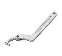 MALSSE Llave de gancho ajustable C junta de acero inoxidable para tuercas cilíndricas, accesorios de reparación de automóviles