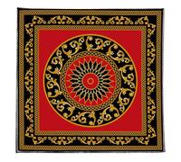 MALSSE Mantel de tarots con exquisito patrón de astrología, altares, tela de adivinaciones, mantel, tapiz, brujería, suministros de altares, tarjeta de tarots