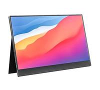 MALSSE Monitor portátil de 15.6 pulgadas 1920 x 1080P para computadora portátil tipo C para entretenimiento portátil ligero