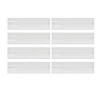 MALSSE Paquete de 4/8 divisores de cajones transparentes retráctiles para almacenamiento de cocina, dormitorio, armario divisor