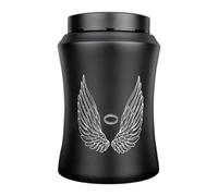 MALSSE Pequeño soporte para cenizas de cremación, de acero inoxidable, para recuerdos, urna funeraria para mascotas, sellado seguro, elegante urna conmemorativa para mascotas