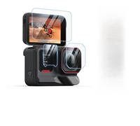 MALSSE Protector de película de vidrio transparente para cámara AcePro2, protección antihuellas y arañazos, vidrio templado