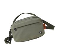 MALSSE Riñonera pequeña con correa ajustable para el pecho, resistente al agua, para el hombro, para mujer, resistente al agua, hombro, casual, pequeña bandolera, Green, One Size