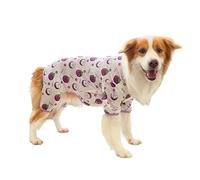 MALSSE Ropa de perro para niña, traje de frutas de dibujos animados, bonito patrón de frutas, suéter de cuatro patas para camisa elegante, ropa de disfraz para mascotas a la moda para perros grandes