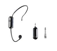 MALSSE Sistemas de micrófono de 165 pies, 2.4 GHz, micrófonos para altavoces de karaoke, amplificadores, micrófonos y altavoces
