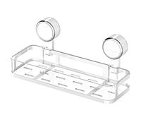 MALSSE Solución de almacenamiento de baño fácil de instalar, diseño de perilla de succión fuerte adecuado para inquilinos y propietarios de viviendas organizadores de pared