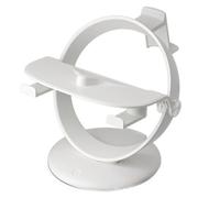 MALSSE Soporte de escritorio para auriculares Vision, base redonda, almacenamiento estable