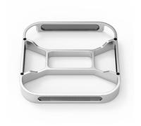 MALSSE Soporte de escritorio para dispositivos de computadora pequeños, soporte de disipador de calor, marco de aluminio, estructura a prueba de polvo, refrigeración eficiente para soporte de