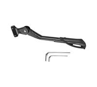 MALSSE Soporte de estacionamiento de aleación de aluminio para bicicleta, ajustable, lateral, trasero, para bicicleta deportiva plegable de montaña, soporte de aleación de aluminio para bicicleta de