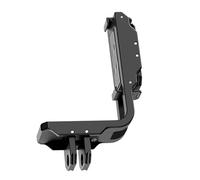 MALSSE Soporte de liberación rápida para cámaras de acción de doble orientación, instalación de aluminio, compatible con trípodes, soportes de bicicleta, soporte para hacer películas de Vlog