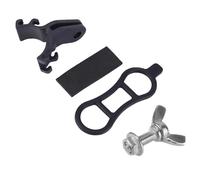 MALSSE Soporte de linterna para bicicleta, soporte estable para manillar de bicicleta, soporte para linterna, soporte de montaje de antorcha, abrazadera de clip para luz