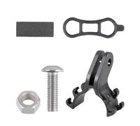 MALSSE Soporte de linterna para bicicleta, soporte estable para manillar de bicicleta, soporte para linterna, soporte de montaje de antorcha, abrazadera de clip para luz