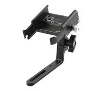 MALSSE Soporte de teléfono para bicicletas, soporte giratorio de 360 grados, abrazaderas ajustables para manubrio de bicicleta, soportes ajustables para teléfono