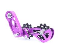 MALSSE Tensor de cadena para bicicletas, estabilizador de bicicleta, guía de ciclismo, ajustador de velocidad única, convertidor de cadena