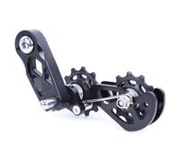 MALSSE Tensor de cadena para bicicletas, estabilizador de bicicleta, guía de ciclismo, ajustador de velocidad única, convertidor de cadena